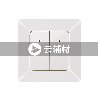 AP17853-WW 二位单控带灯开关 10AX