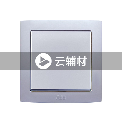 AS105-S一位双控开关（银色） 10AX