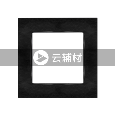 AU61144-CL 44x44边框,皮革效果覆膜