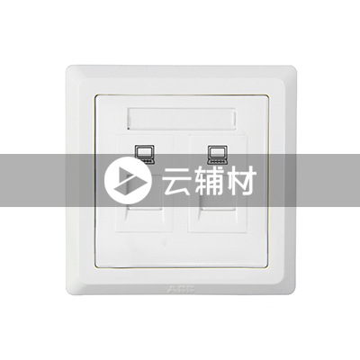 AE332 二位八芯电脑插座 超5类 RJ45