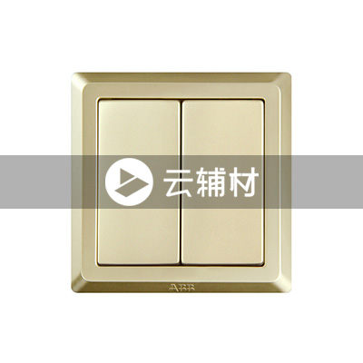 AE106-PG 二位双控开关 10AX（香槟金）
