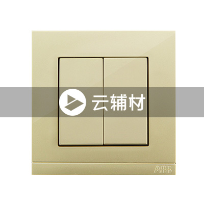 AG10253-PGPG 二位单控开关10AX,珍珠金
