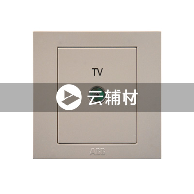AH301-PG 一位电视插座