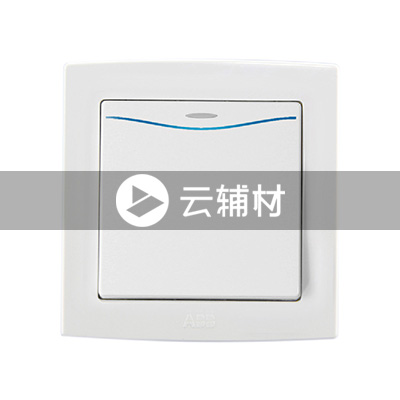 AL167一位双控带灯开关 16AX