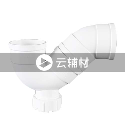 联塑PVC-U 圆底P型存水弯50带口