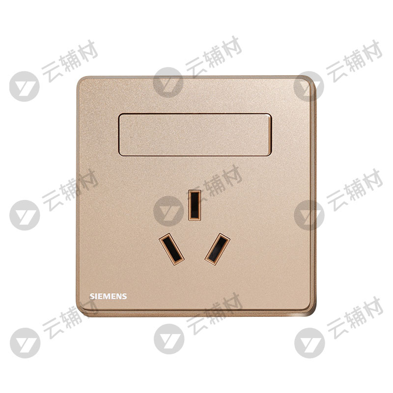 西门子睿致玫瑰金一开16A空调