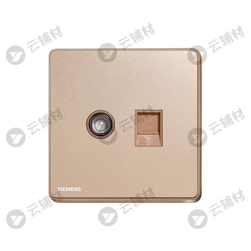 西门子睿致玫瑰金电视+电脑CAT5E