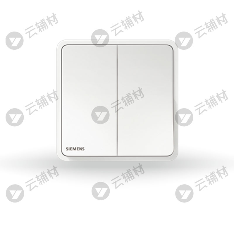 西门子睿绎辰曦白16AX二位单控开关