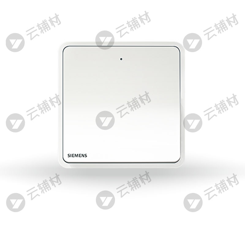 西门子睿绎辰曦白16AX一位双控开关带LED指示