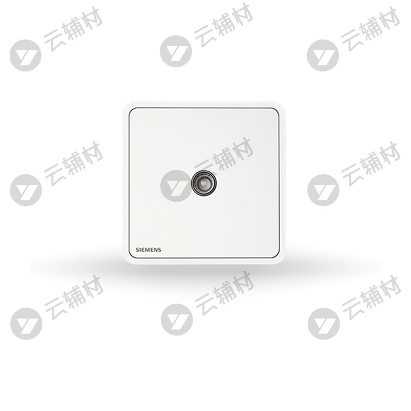 西门子睿绎辰曦白一位电视插座