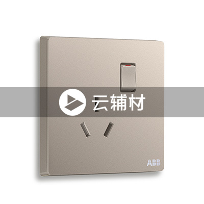 AF223-PG一位中标带开关三孔插座 10A
