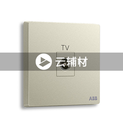 AF301-CS一位电视插座