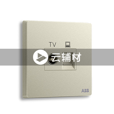 AF325-CS二位电视/超5类电脑插座RJ45