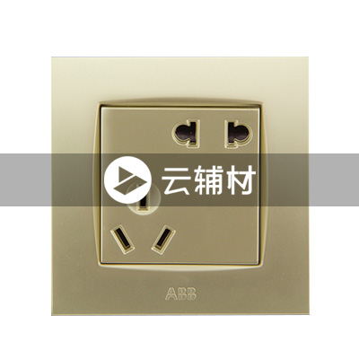 AU20553-PGPG 二位二.三极插座 10A 珍珠金